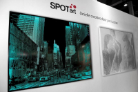 Spot-Art 4 met LED 1000x1500x50mm