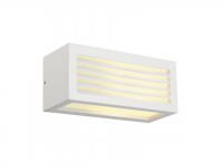 LED Wandlamp | BOX-L E27, wand armatuur, vierkant, wit, E27