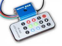 Retour | Mini RGB LED Controller | 3 x 48 Watt | 12-24 Volt | +